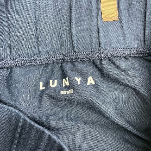 Lunya Soft Modal Draped Jogger In Deep Blue Small P588 - Picture 8 of 10